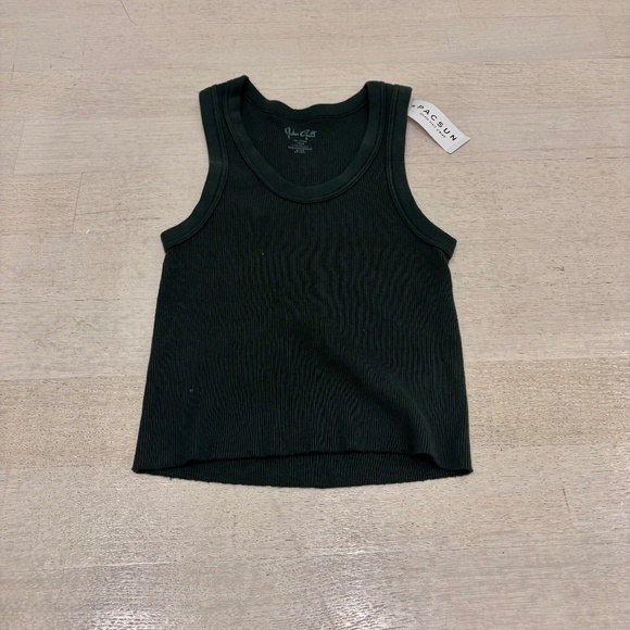 Brandy Melville Tops - NWT John Galt/Brandy Melville Dark Green Connor Tank